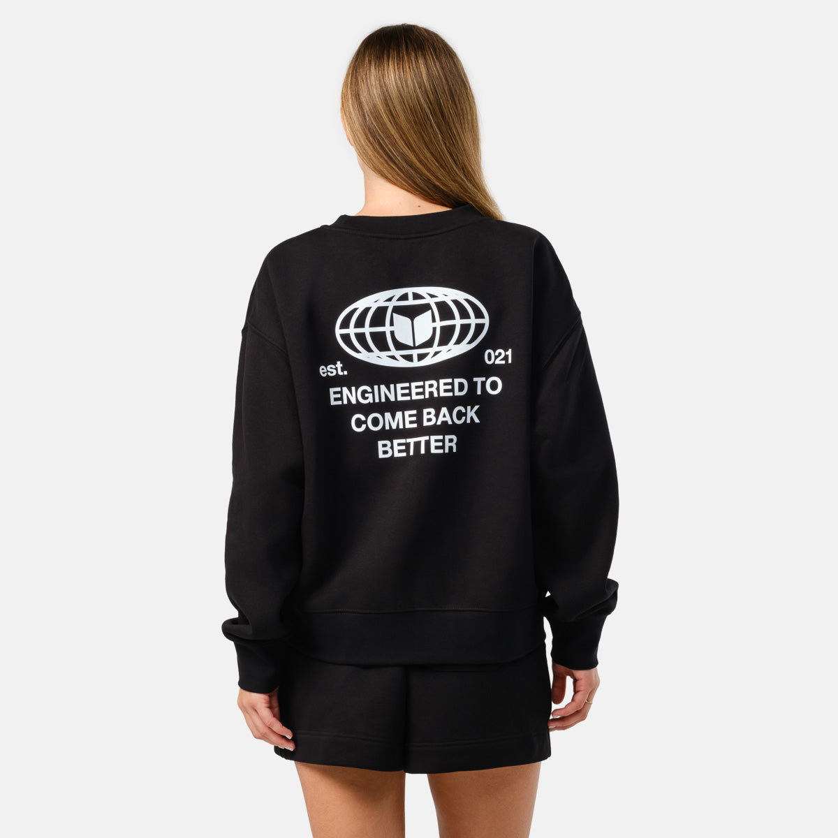 Women's Engineered Crew - Black