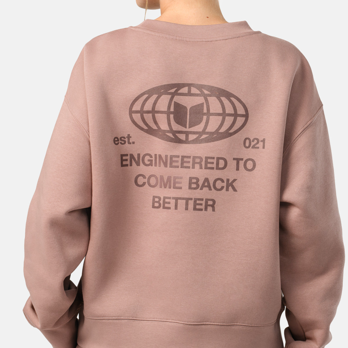 Women's Engineered Crew - Hazy Pink