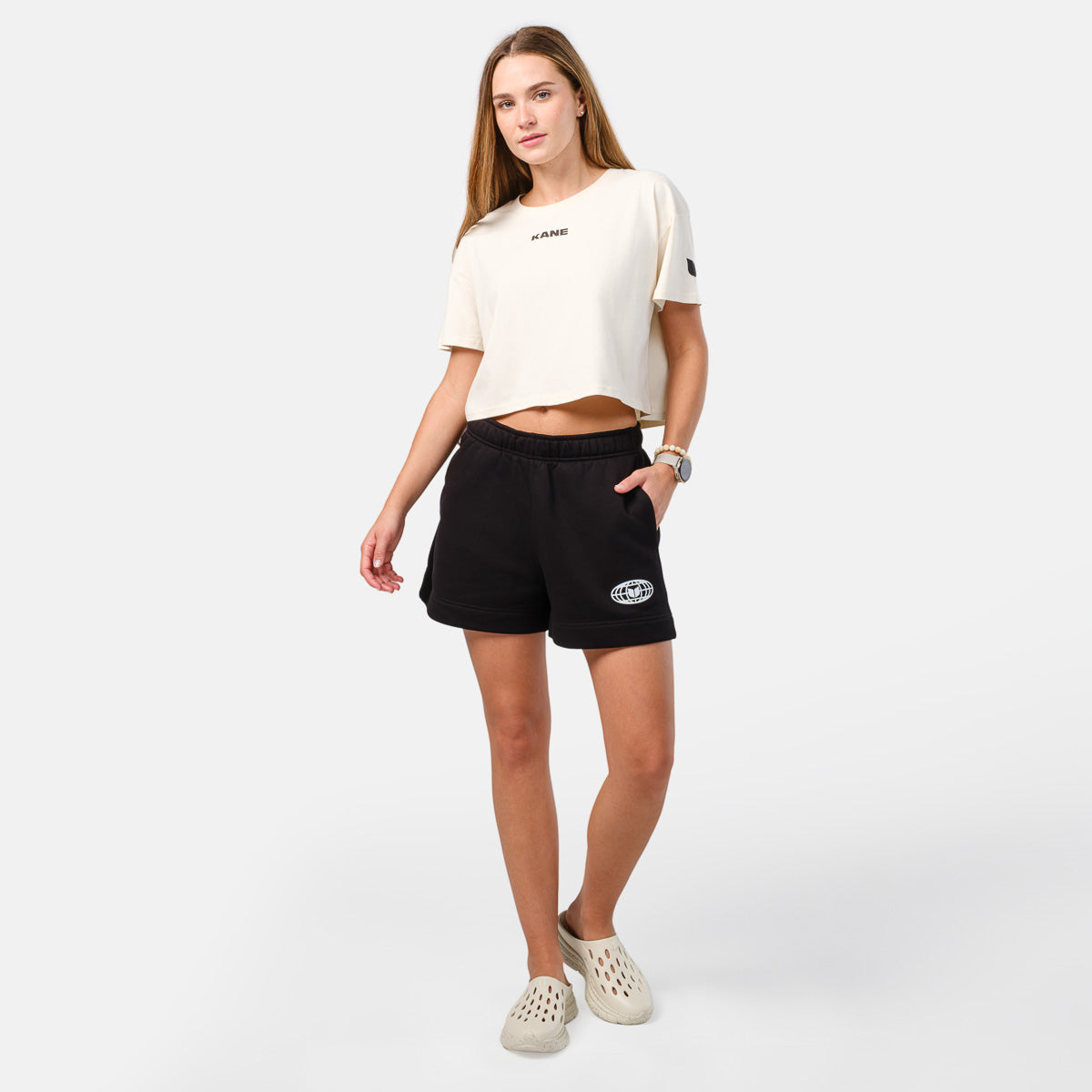 Women's Come Back Better Crop Tee - Ecru
