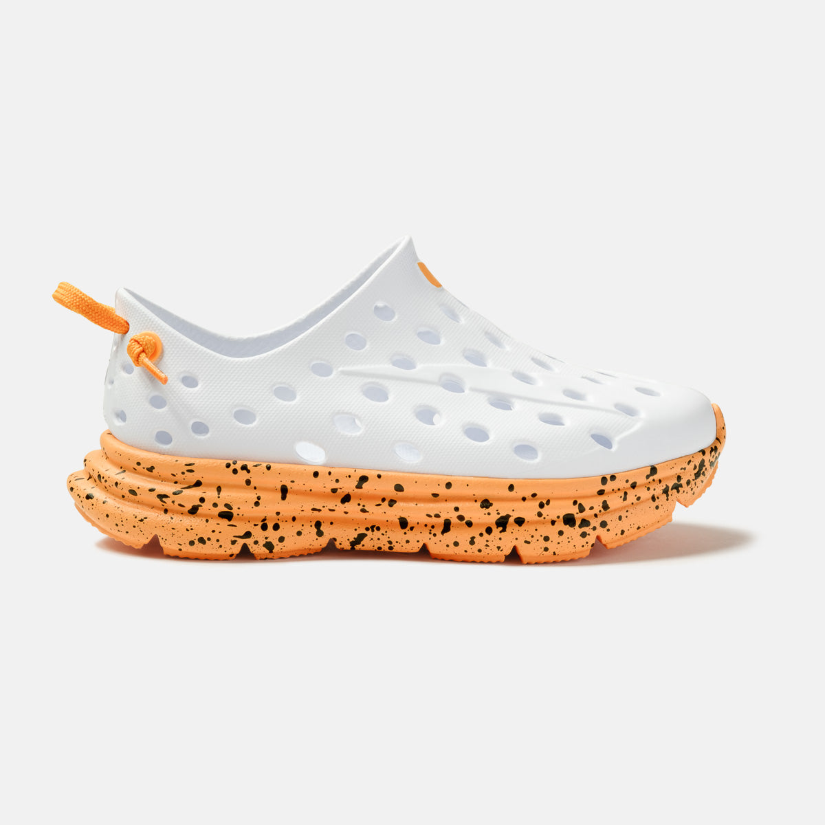 Revive Kids - White / Electric Orange Speckle