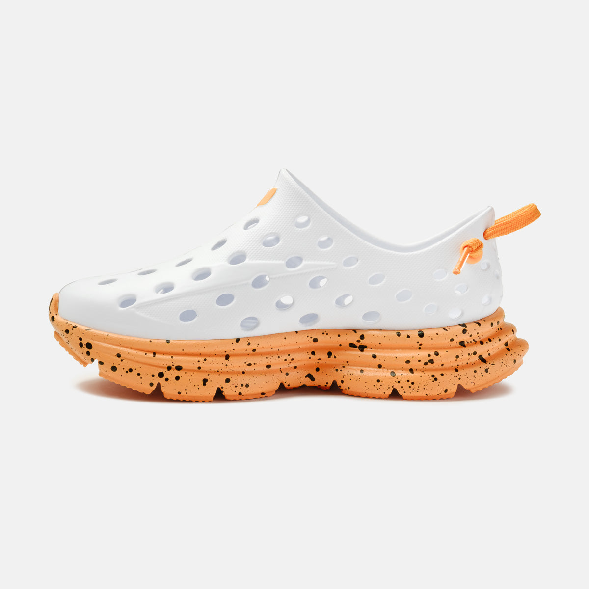 Revive Kids - White / Electric Orange Speckle