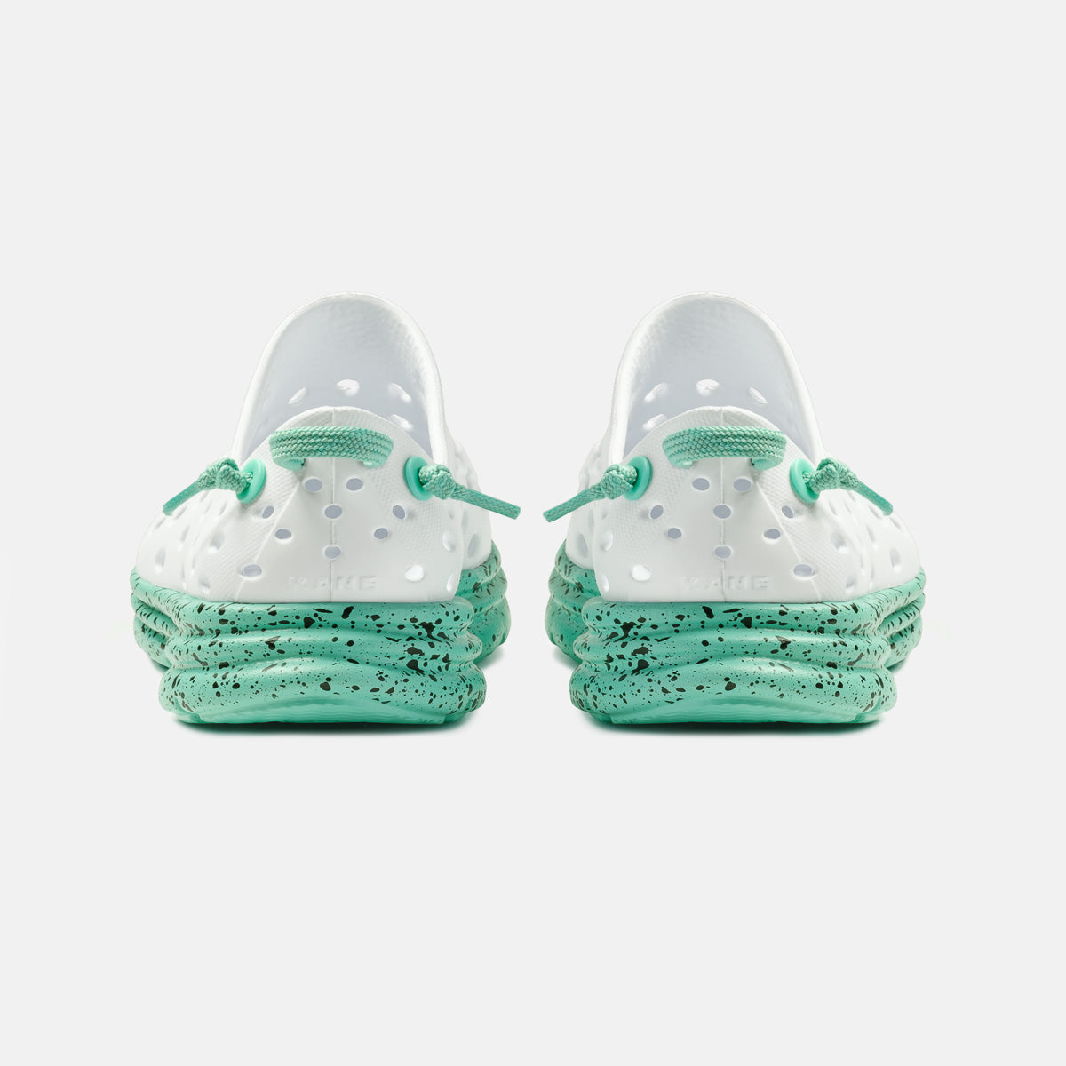 Revive Kids - White / Electric Teal Speckle