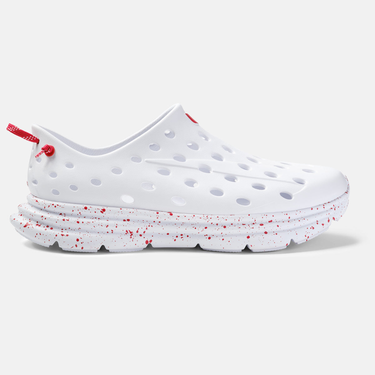 Revive - All White / Red Speckle
