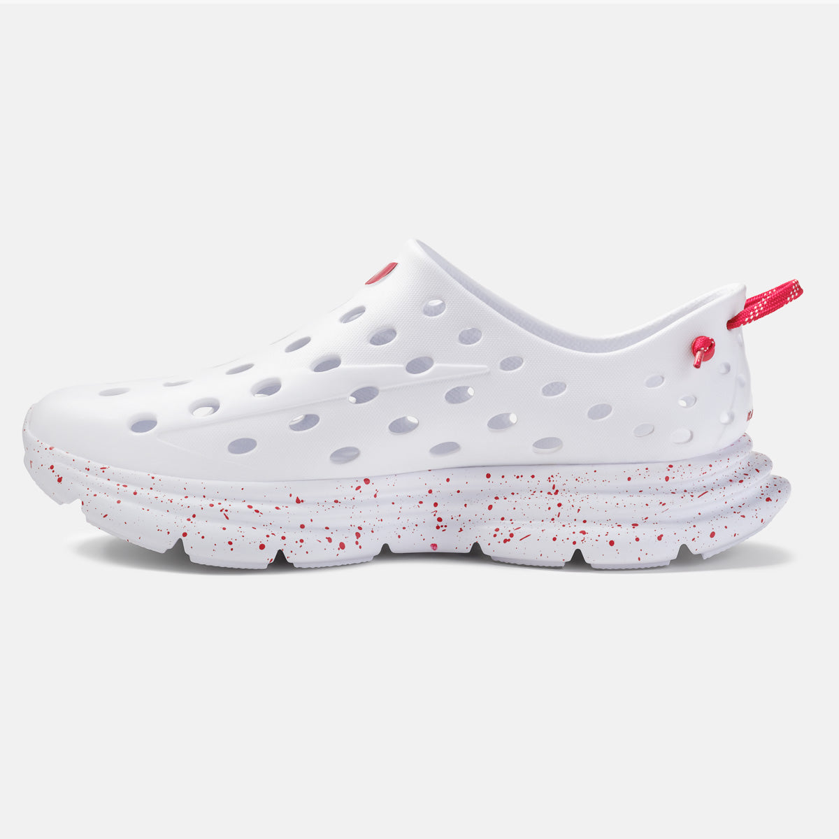 Revive - All White / Red Speckle
