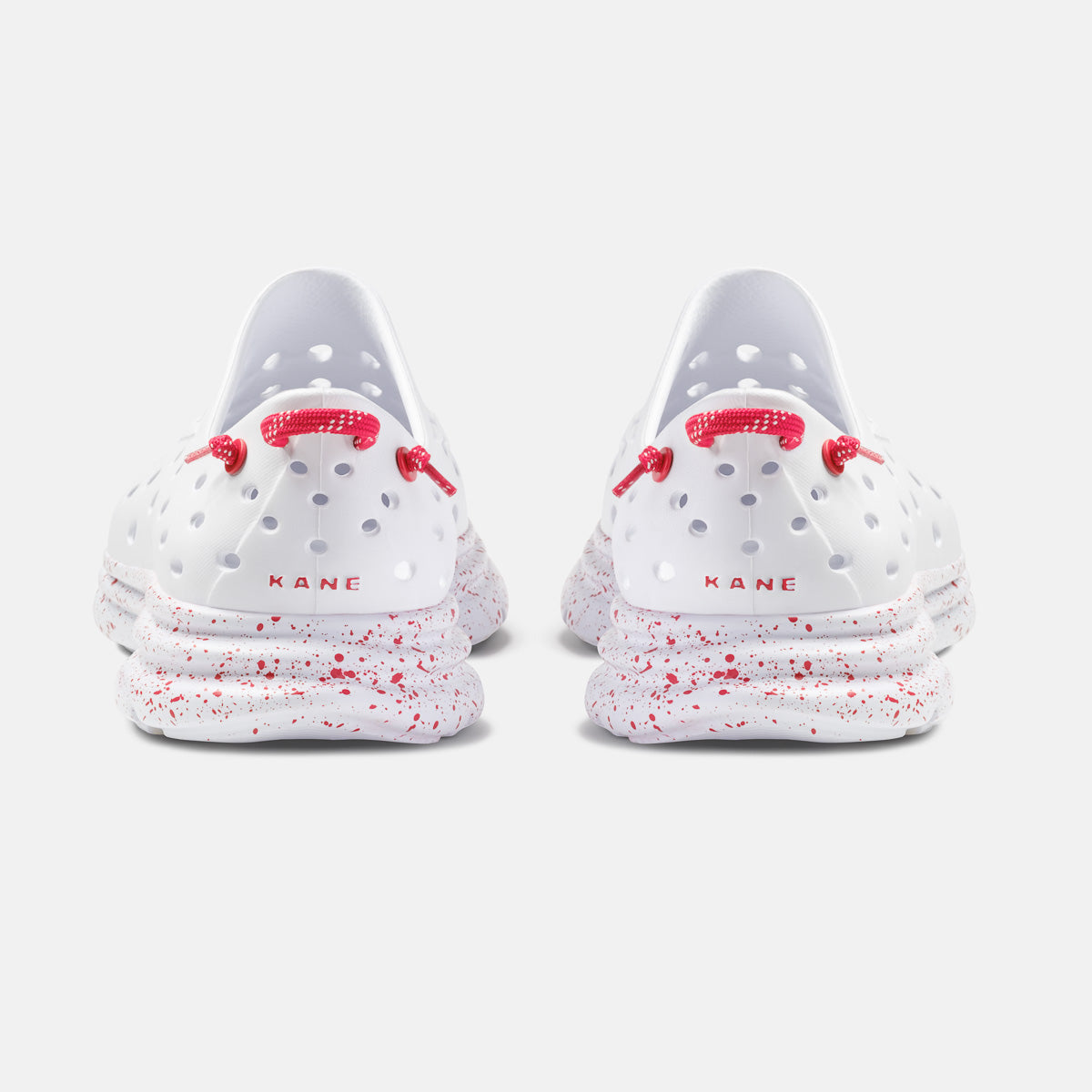 Revive - All White / Red Speckle