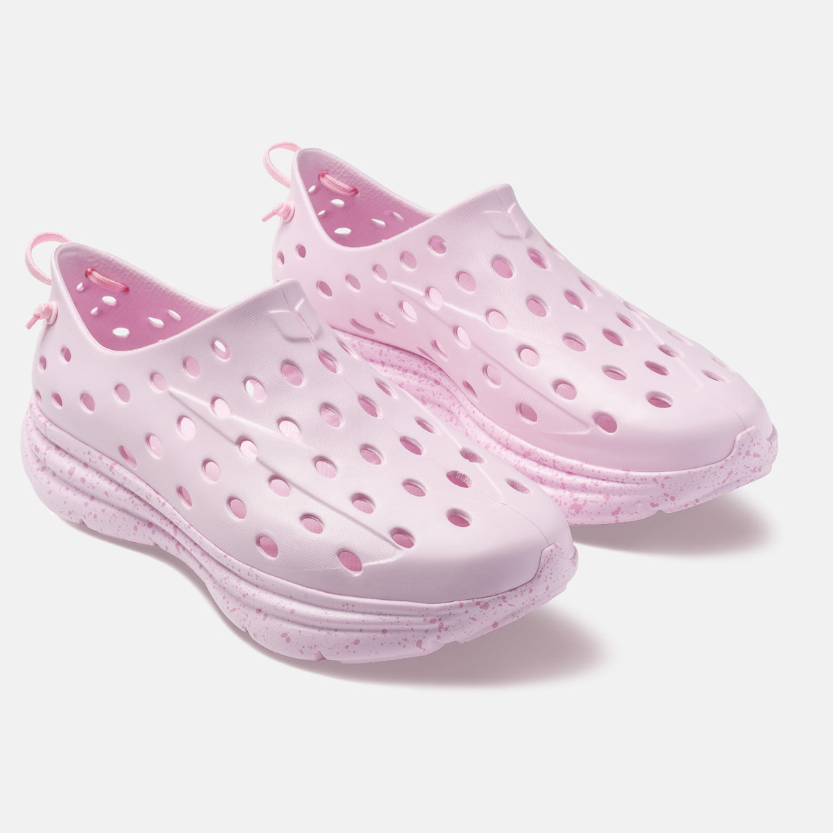 KANE Revive recovery shoe in bubblegum pink color, 3/4 view