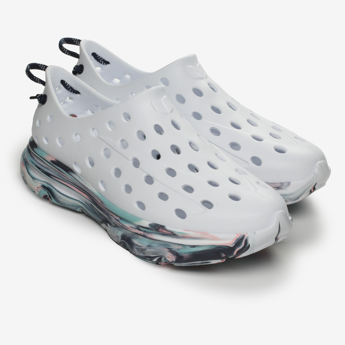 white-navy-pink-marble-swirl