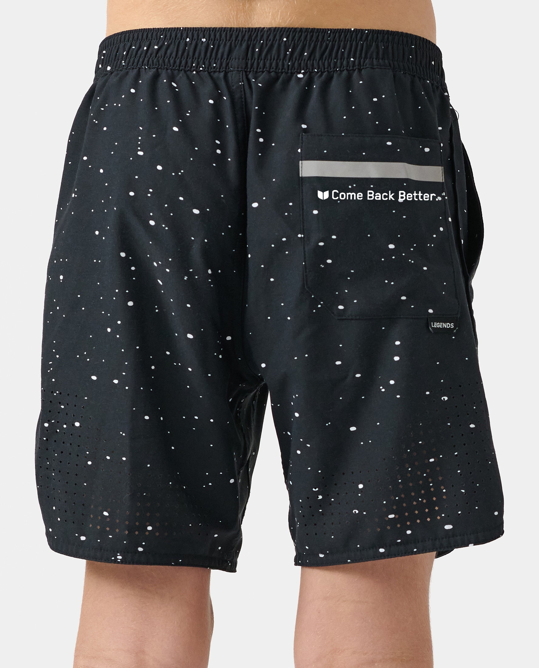 KANE x Little Legends Luka Short - Black Splatter