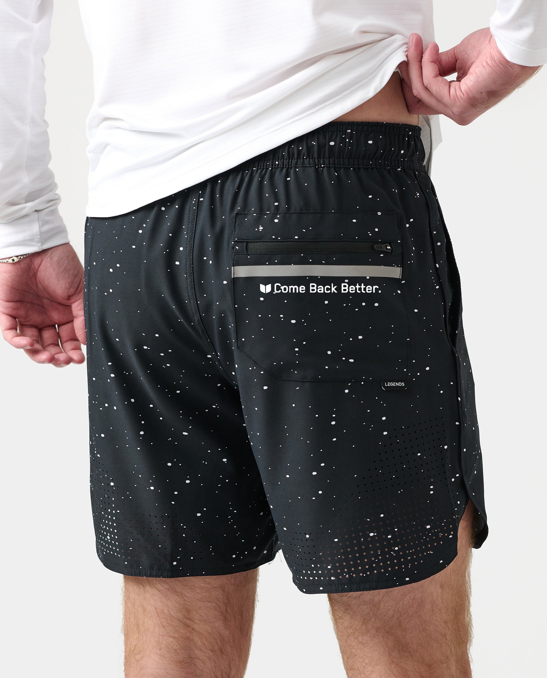 KANE x Legends Luka Short - Black Splatter