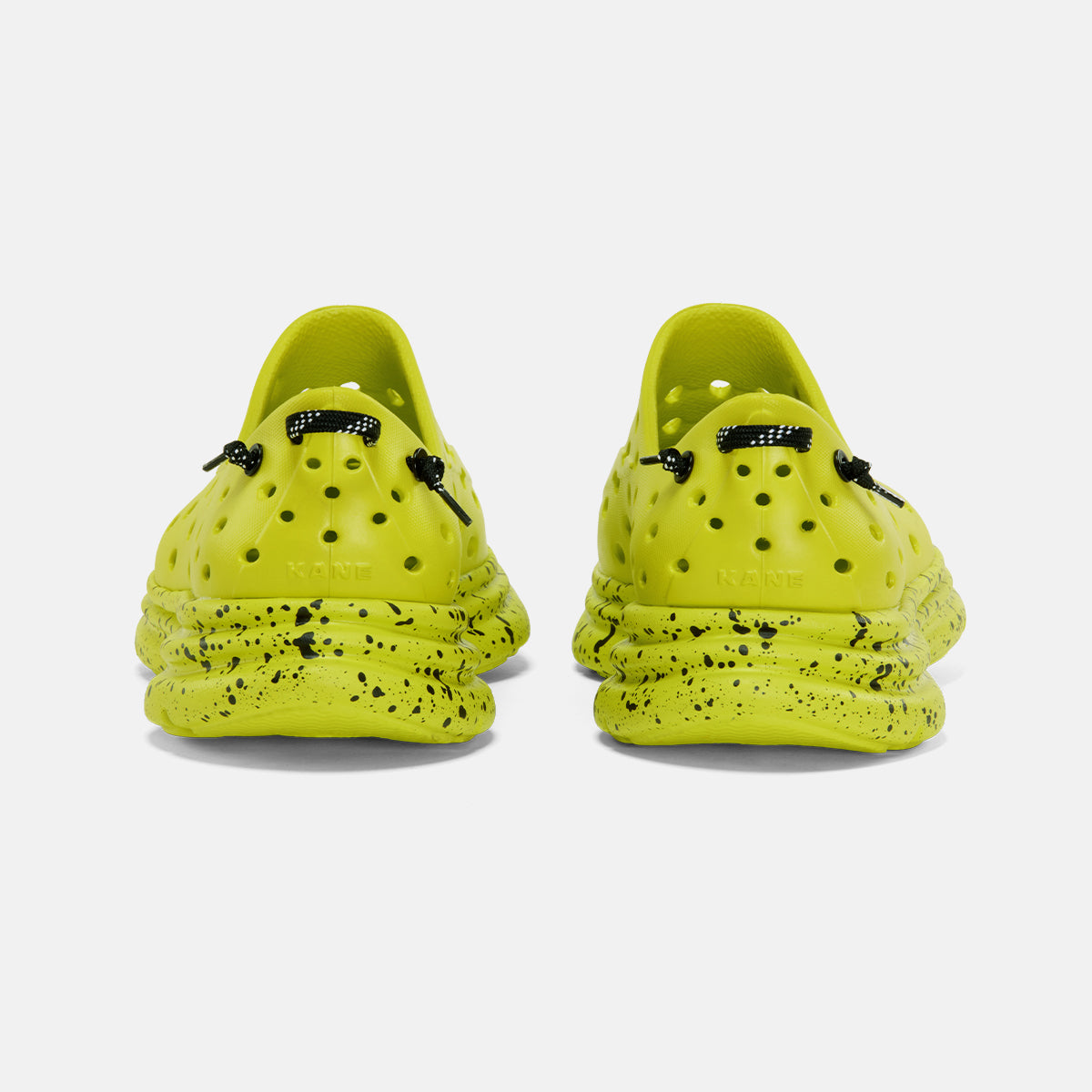 kaneshostoreです。① All Neon Yellow / Black Speckle – KANE Revive – Active Recovery Shoe