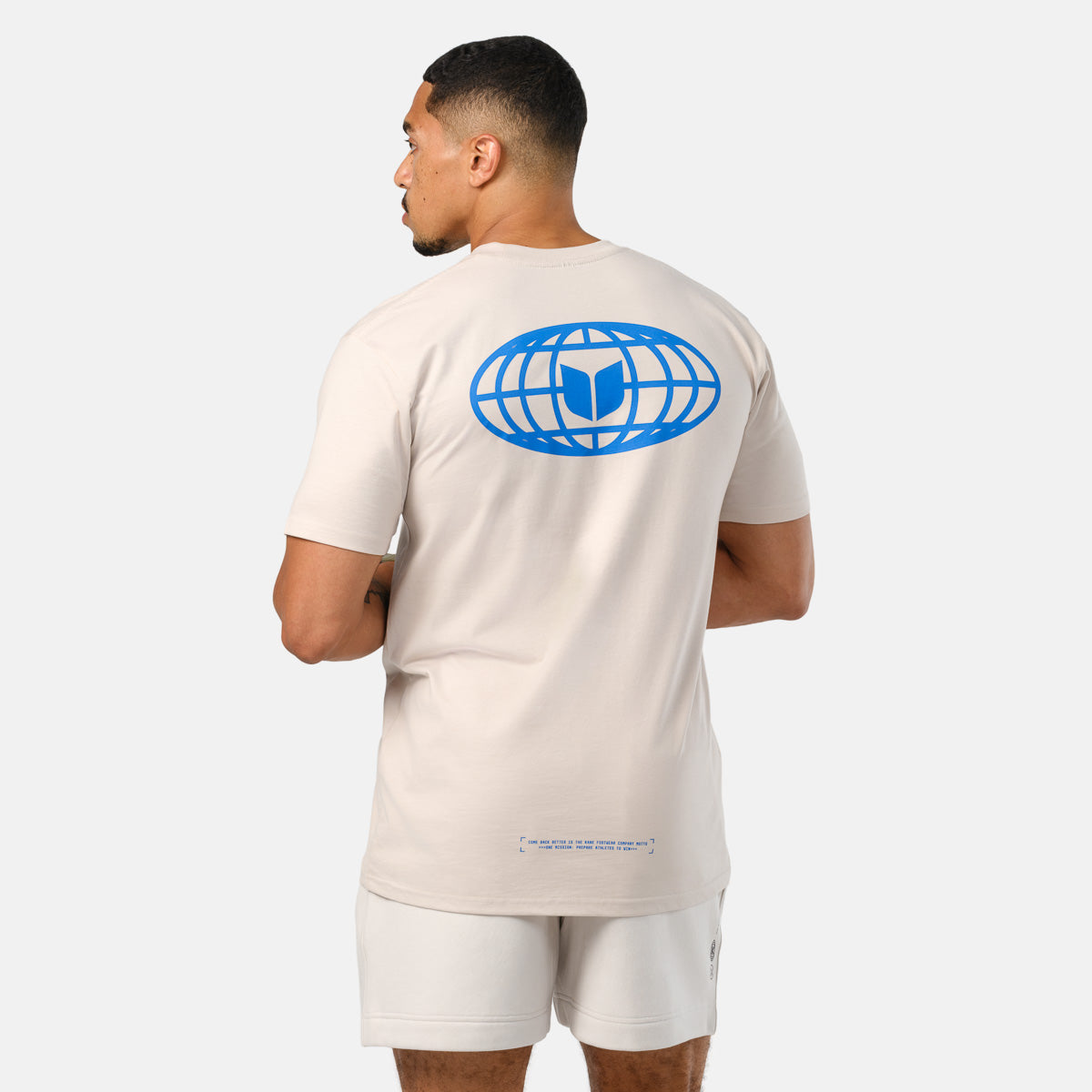 Men's Globe Tee - Bone
