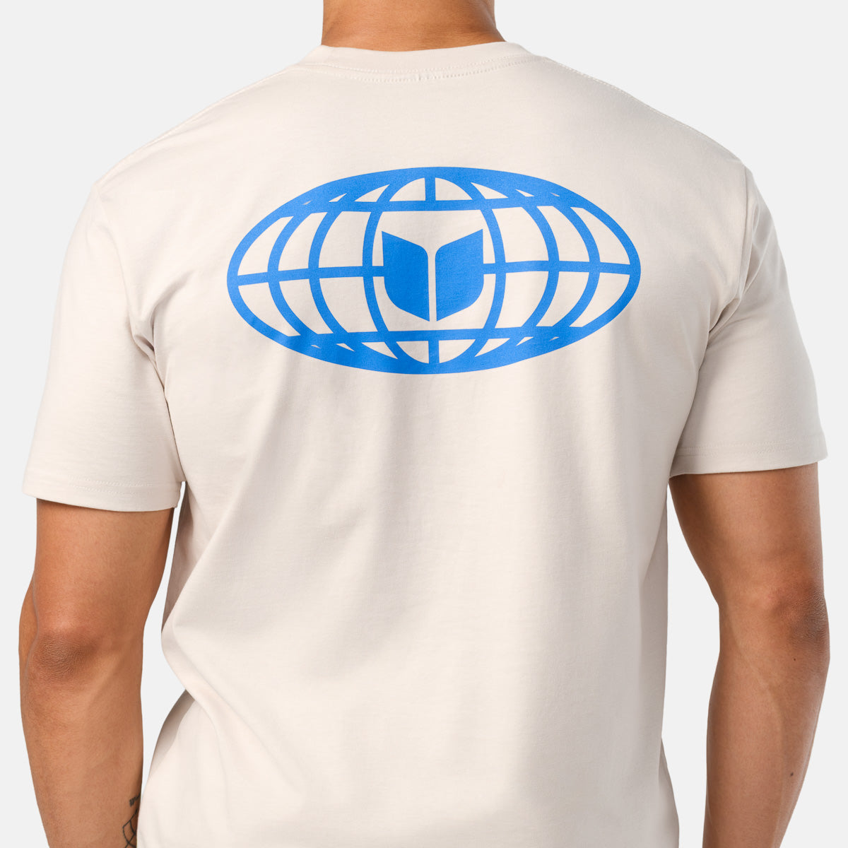 Men's Globe Tee - Bone