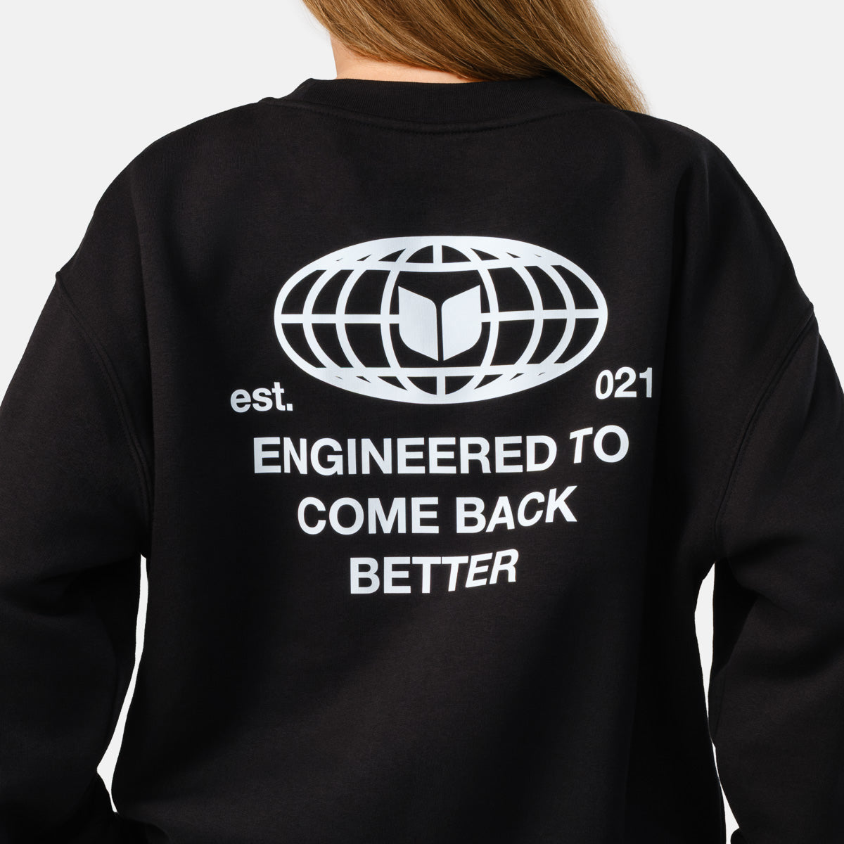 Women's Engineered Crew - Black