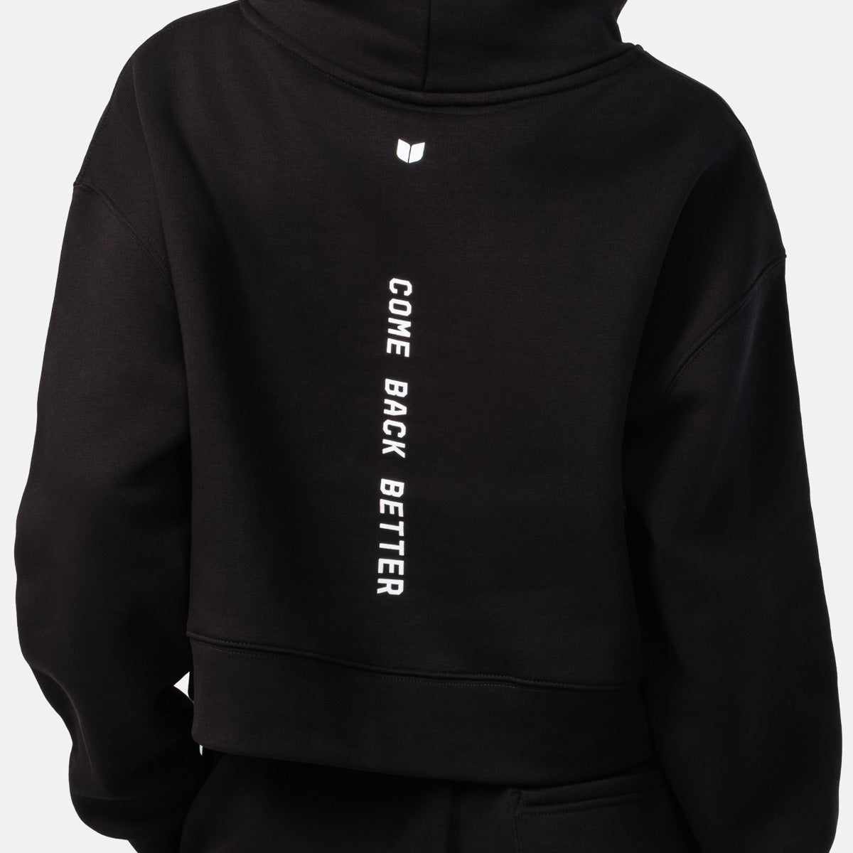 Women's CBB Crop Hoodie - Black