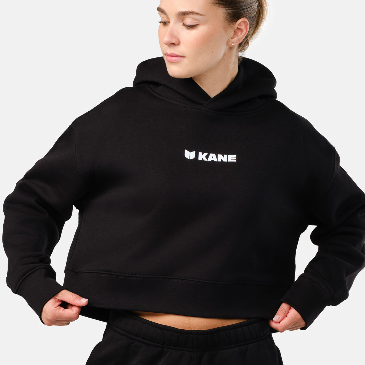 Women's CBB Crop Hoodie - Black