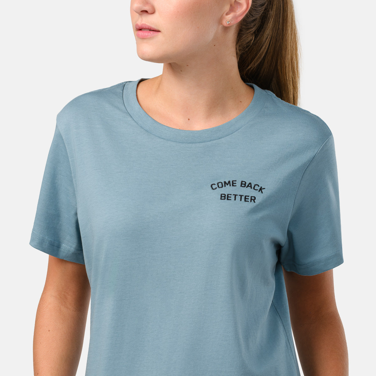Women's CBB Tee - Slate Blue