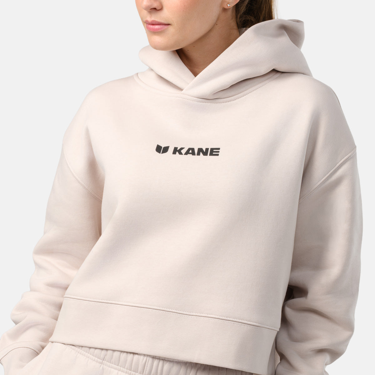 Women's CBB Crop Hoodie - Bone
