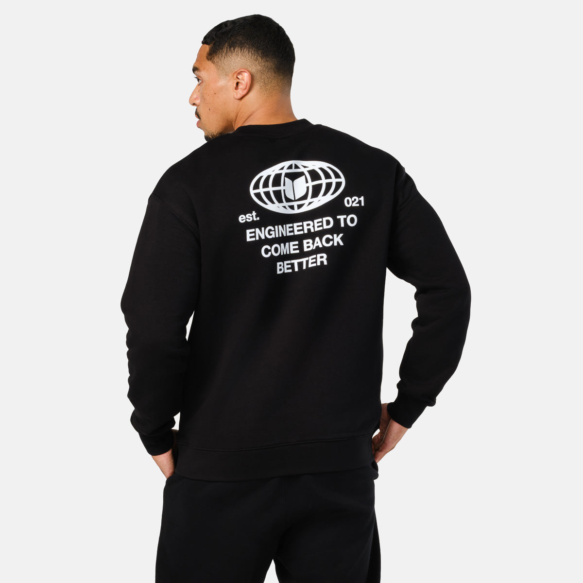 Men's Engineered Crew - Black