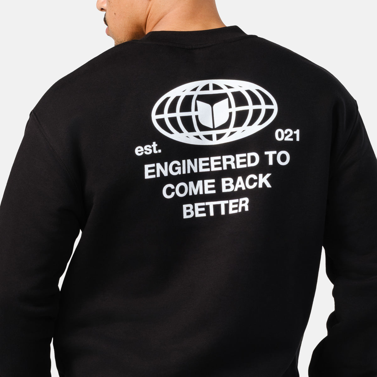 Men's Engineered Crew - Black