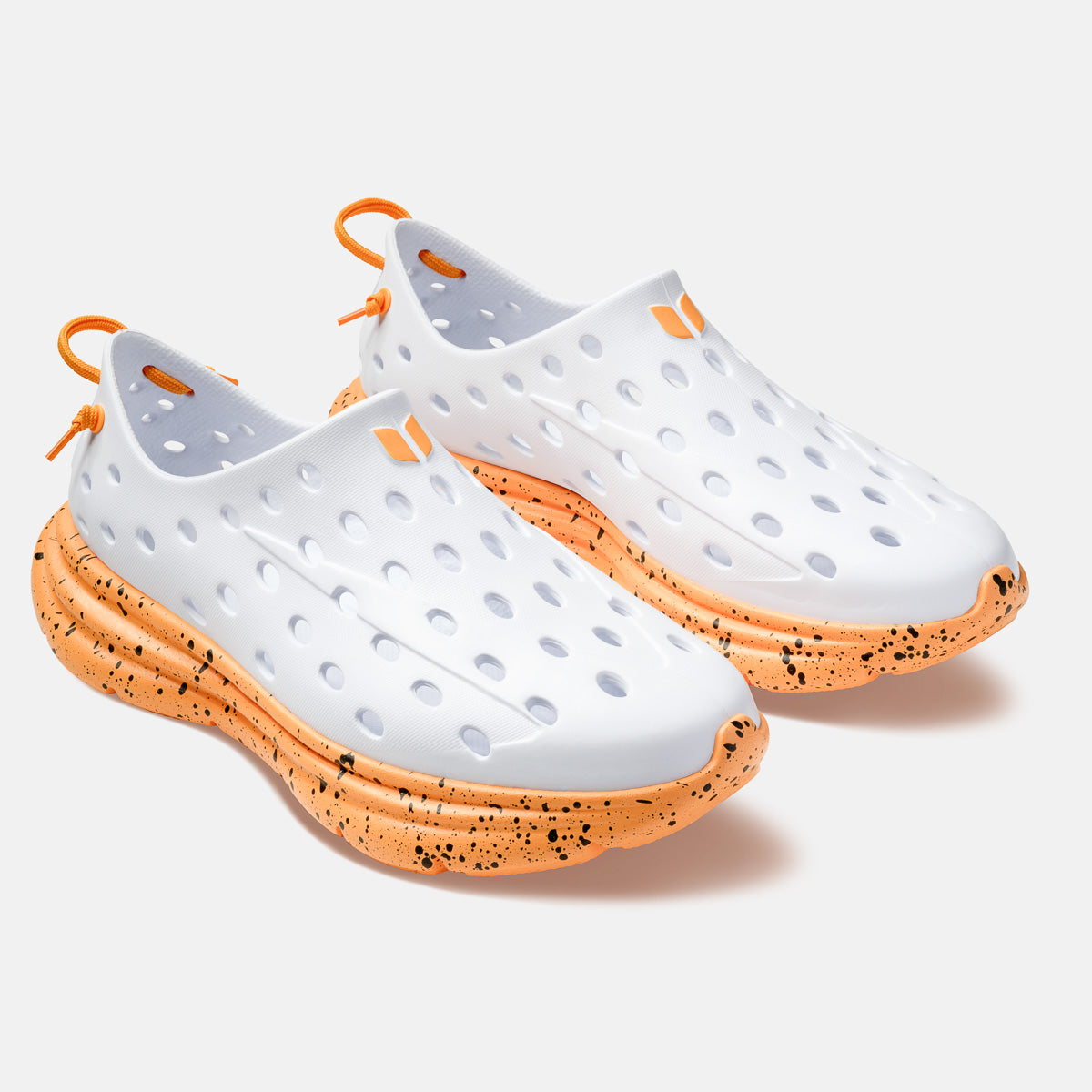 Revive - White / Electric Orange Speckle