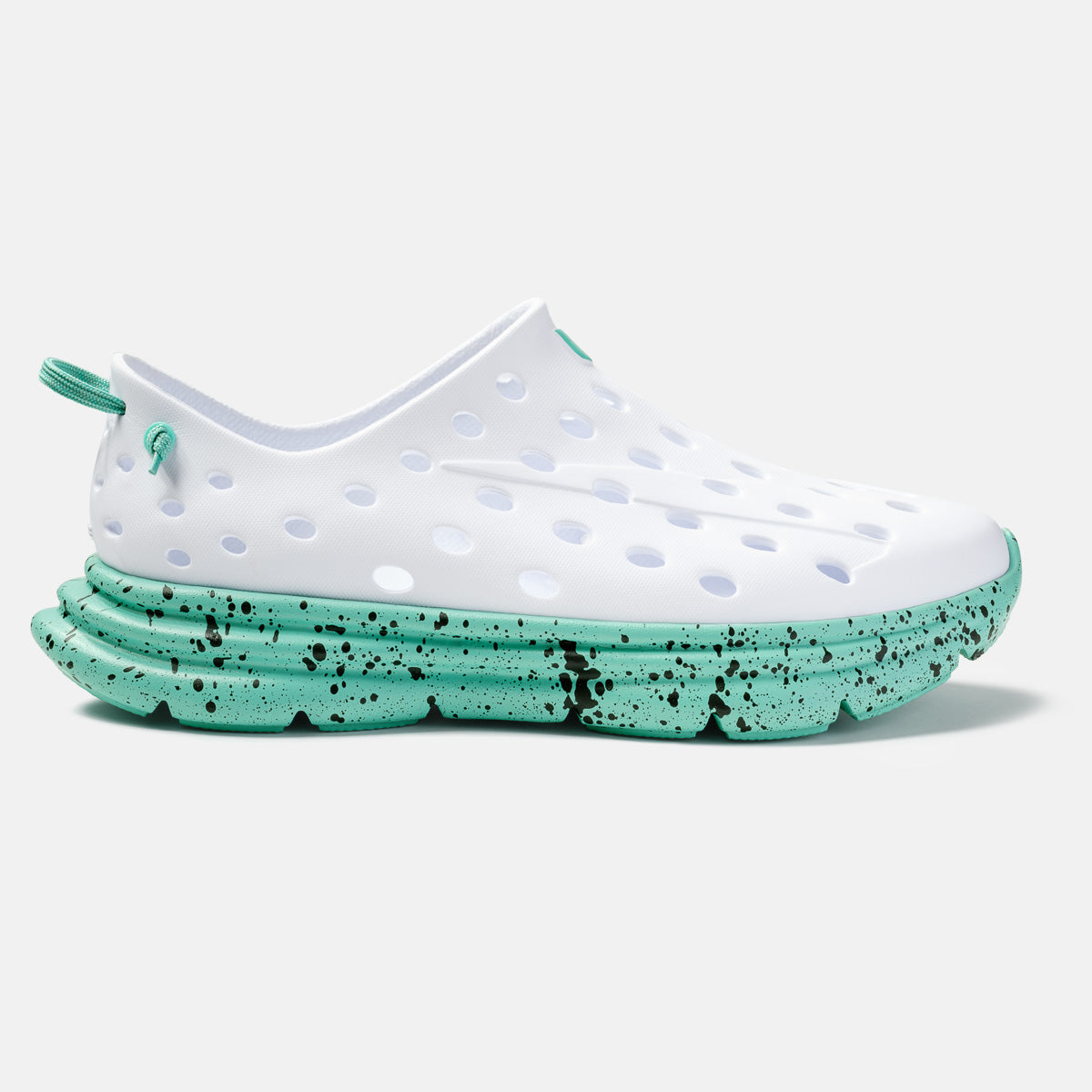 Revive - White / Electric Teal Speckle