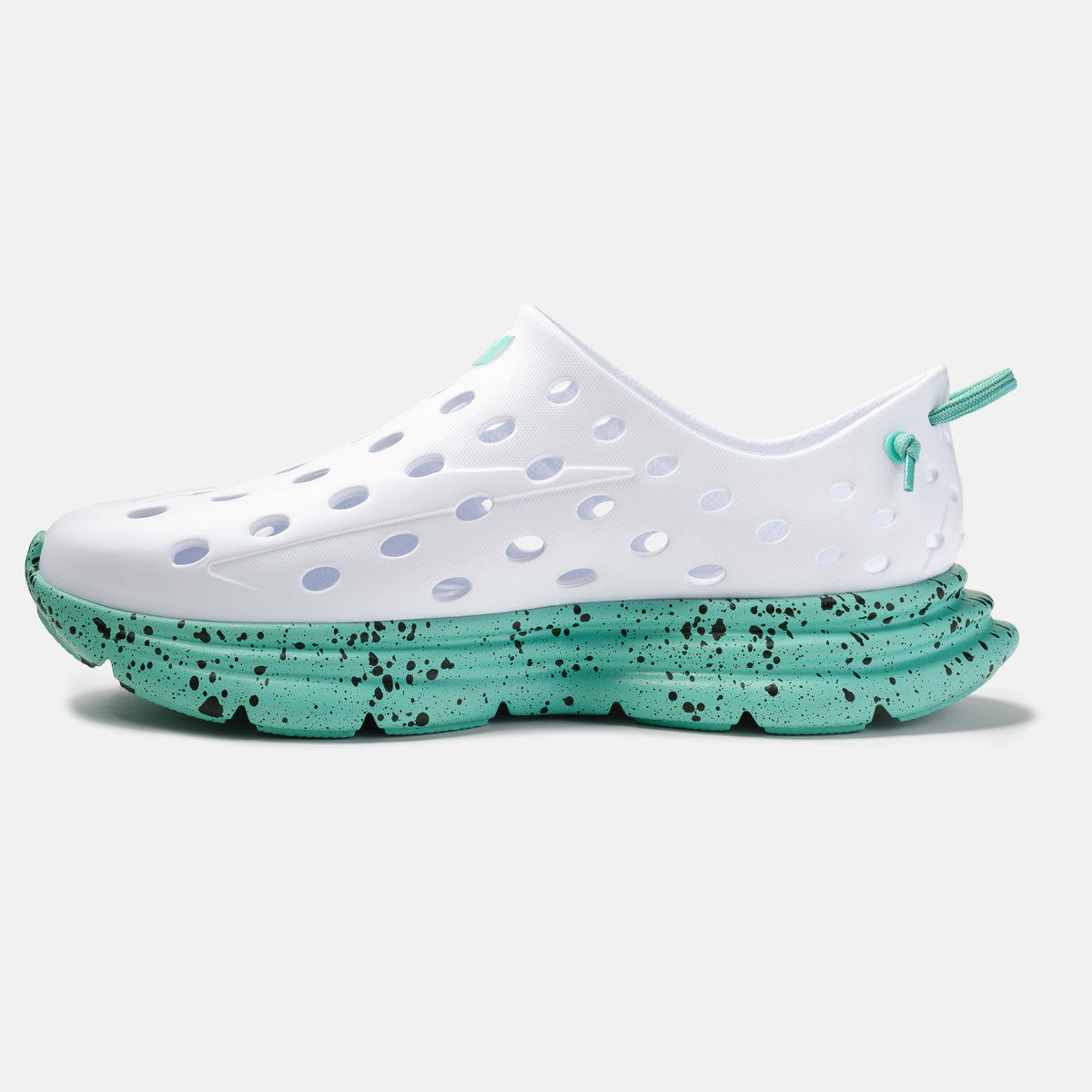 Revive - White / Electric Teal Speckle