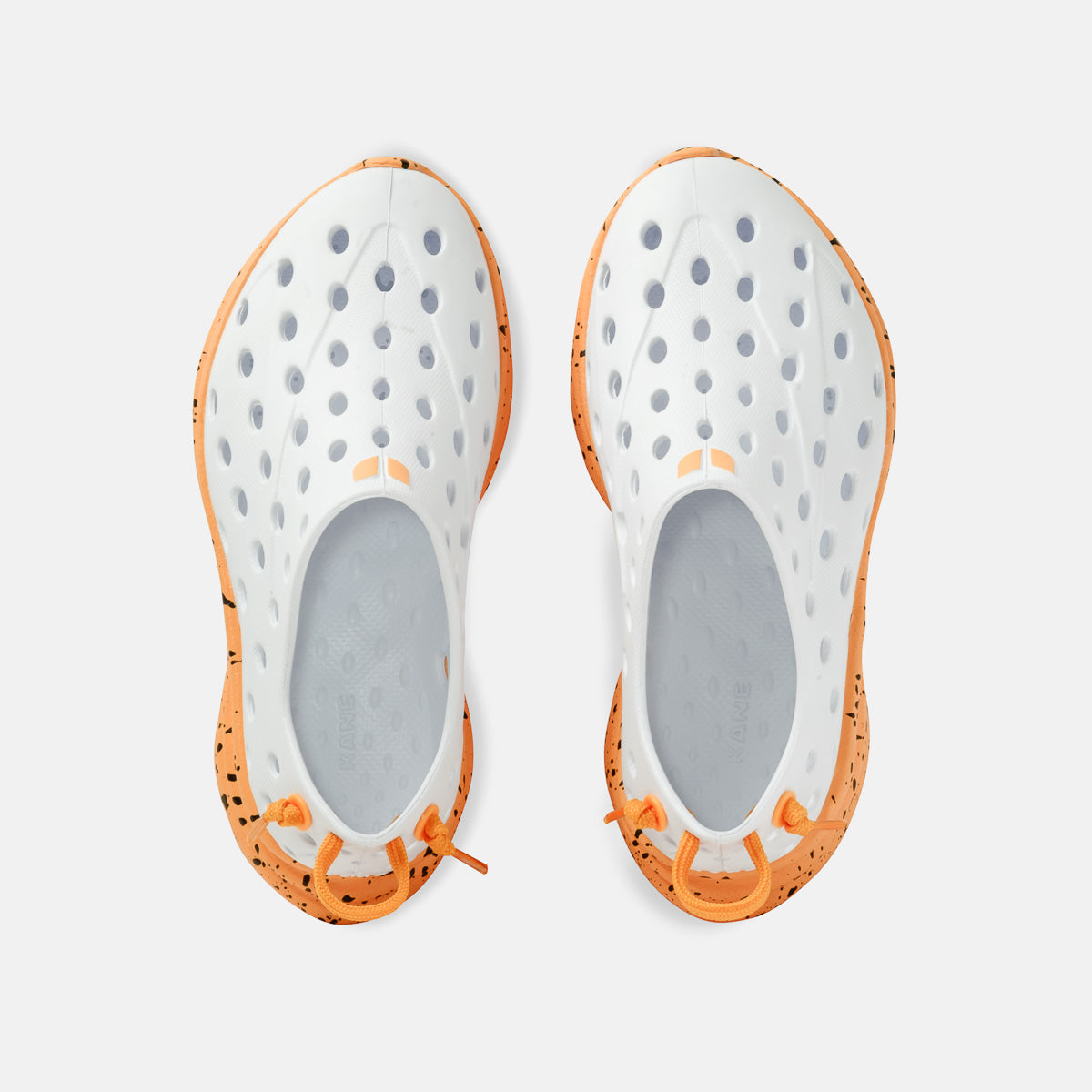 Revive Kids - White / Electric Orange Speckle