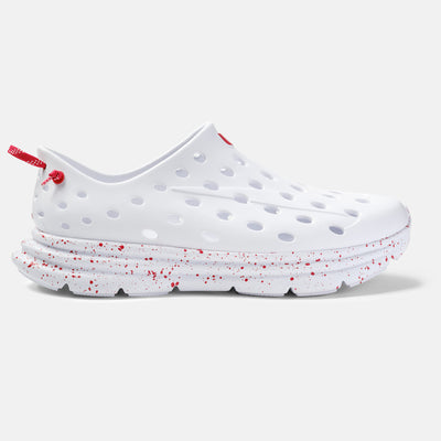 Revive - All White / Red Speckle