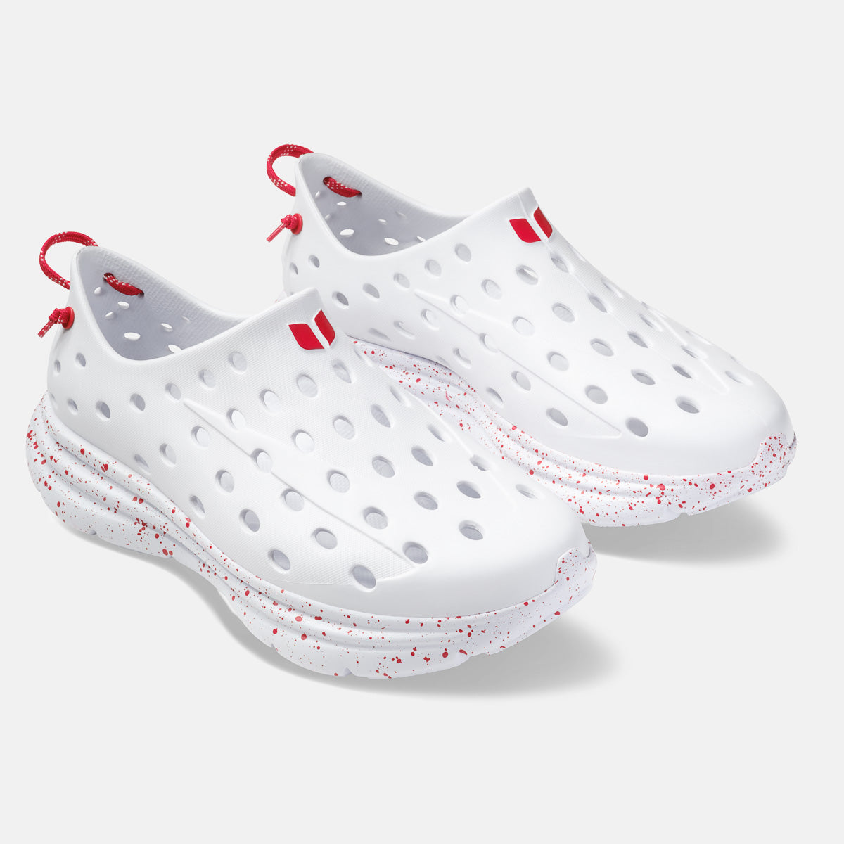 Revive - All White / Red Speckle