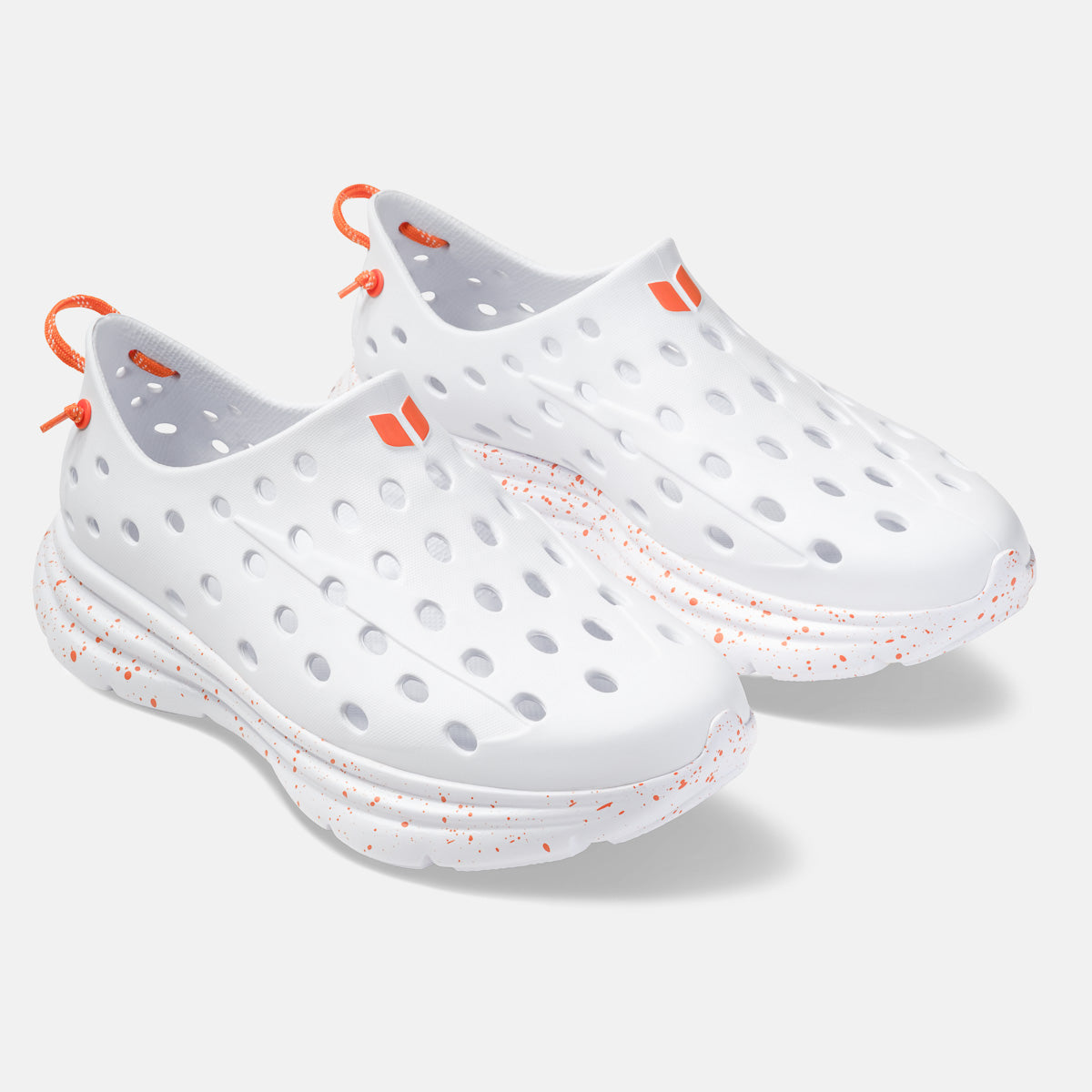 Revive - All White / Orange Speckle