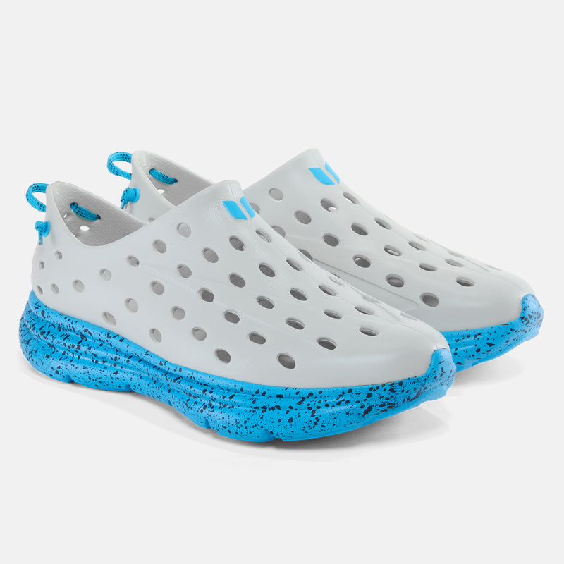Foggy Gray / Highlighter Blue – KANE Revive – Active Recovery Shoe
