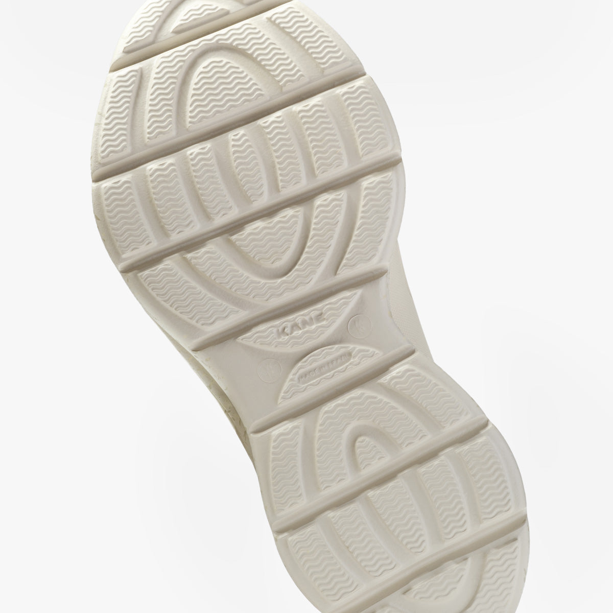 KANE Revive OB recovery shoe in bone color, bottom view