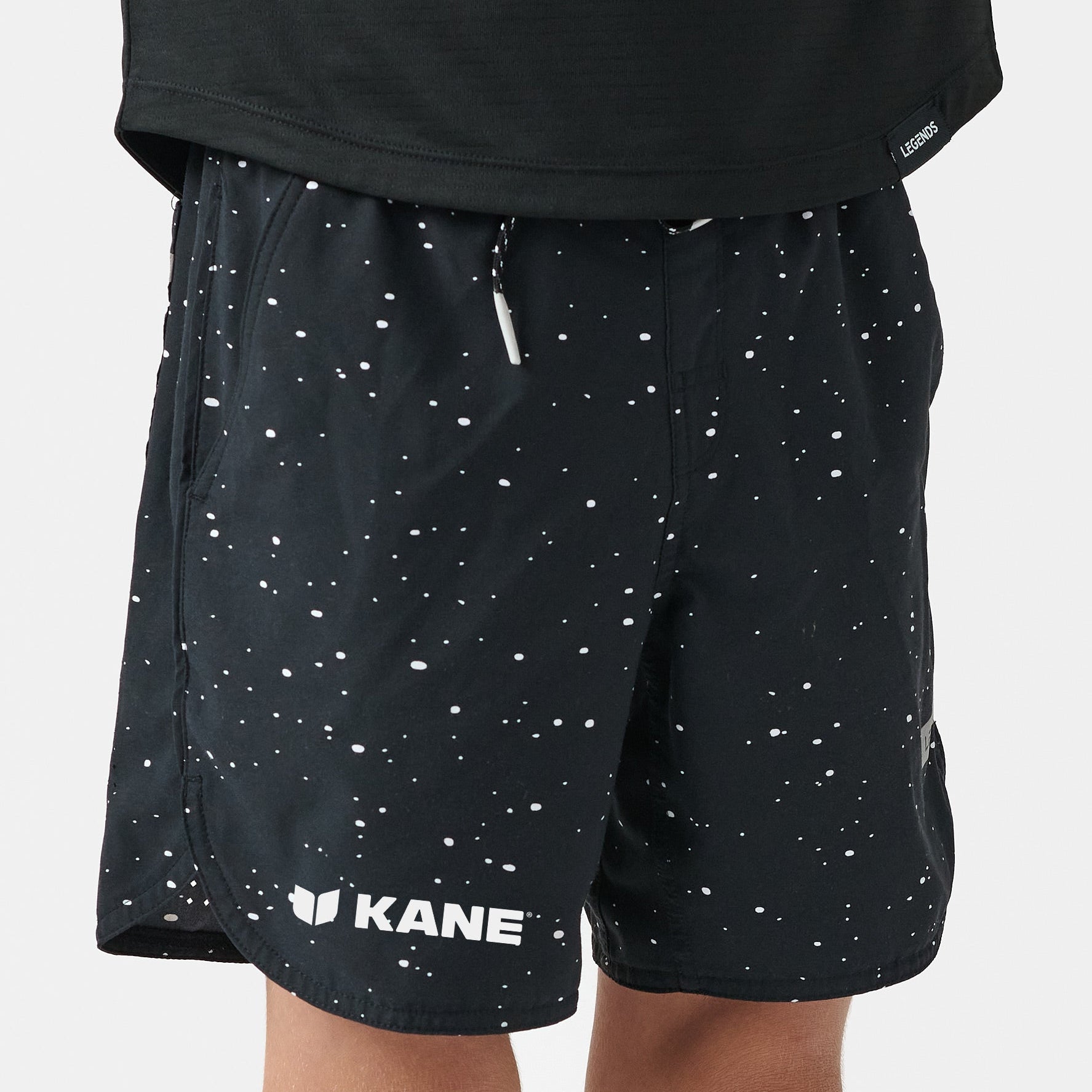 KANE x Little Legends Luka Short - Black Splatter