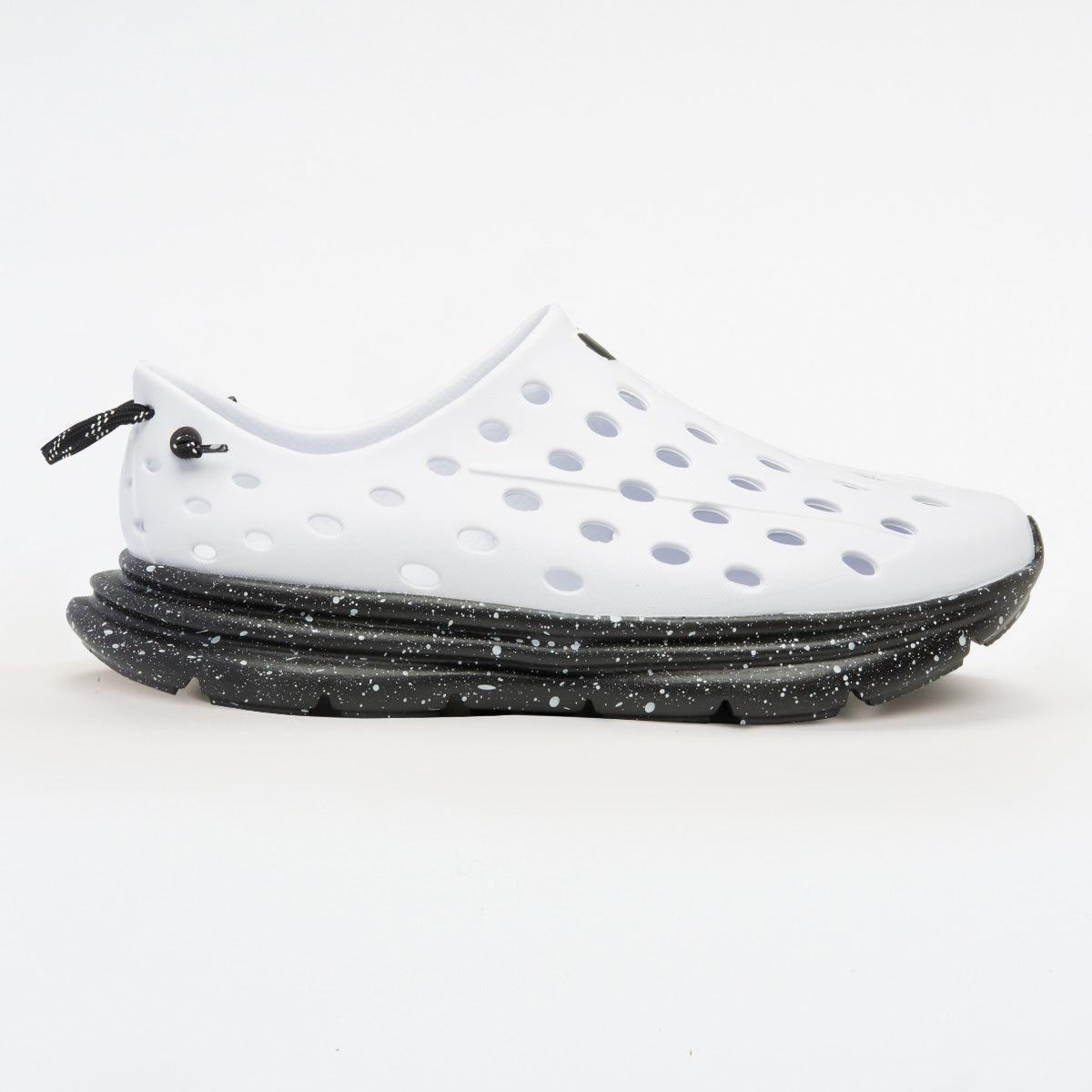 Kane Crocs Kane Revive - White / Black Speckle - Active Recovery Shoe – Kane Footwear